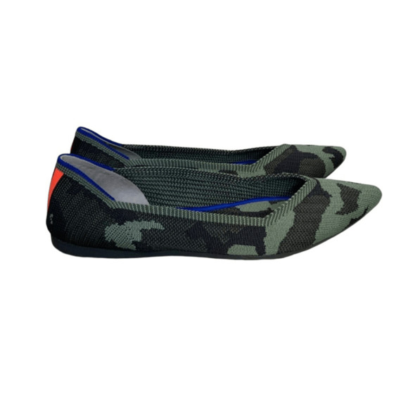 Rothy’sThe Point Green Camo Flats - Picture 4 of 10